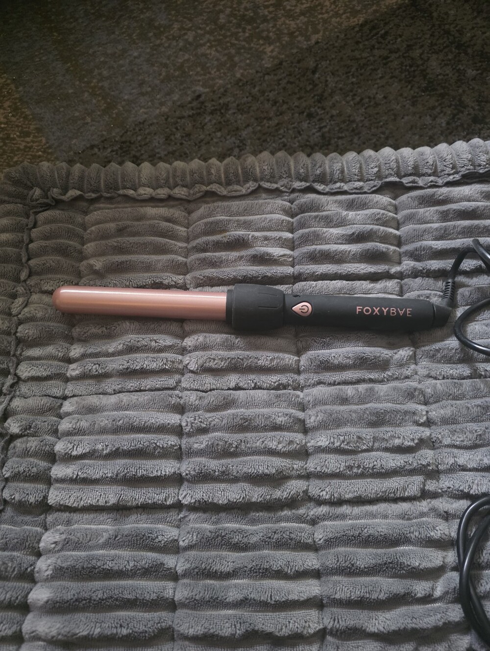 FoxyBae Rose Gold Curling Wand – Women Hair Styler
